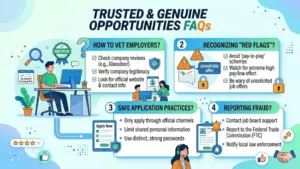 Trusted & Genuine opportunities FAQs